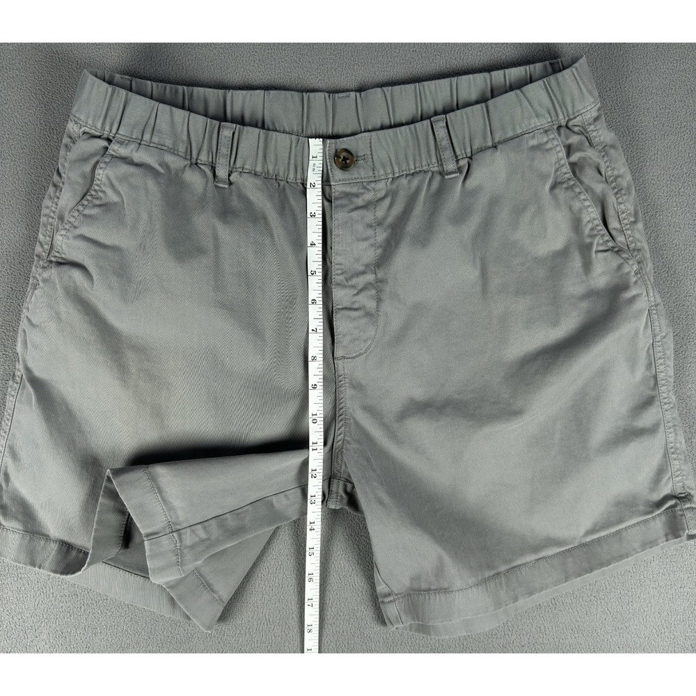 Bearbottom Shorts Mens 2XL Grey Stretch Chino Elastic Waist Minimalist Outdoor - Picture 5 of 6